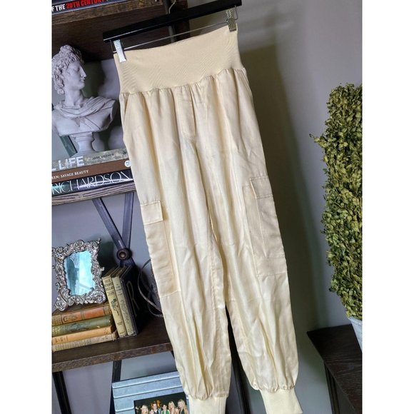 Cinq a Sept Giles Cupro Cargo Jogger Pants XS - Picture 6 of 13